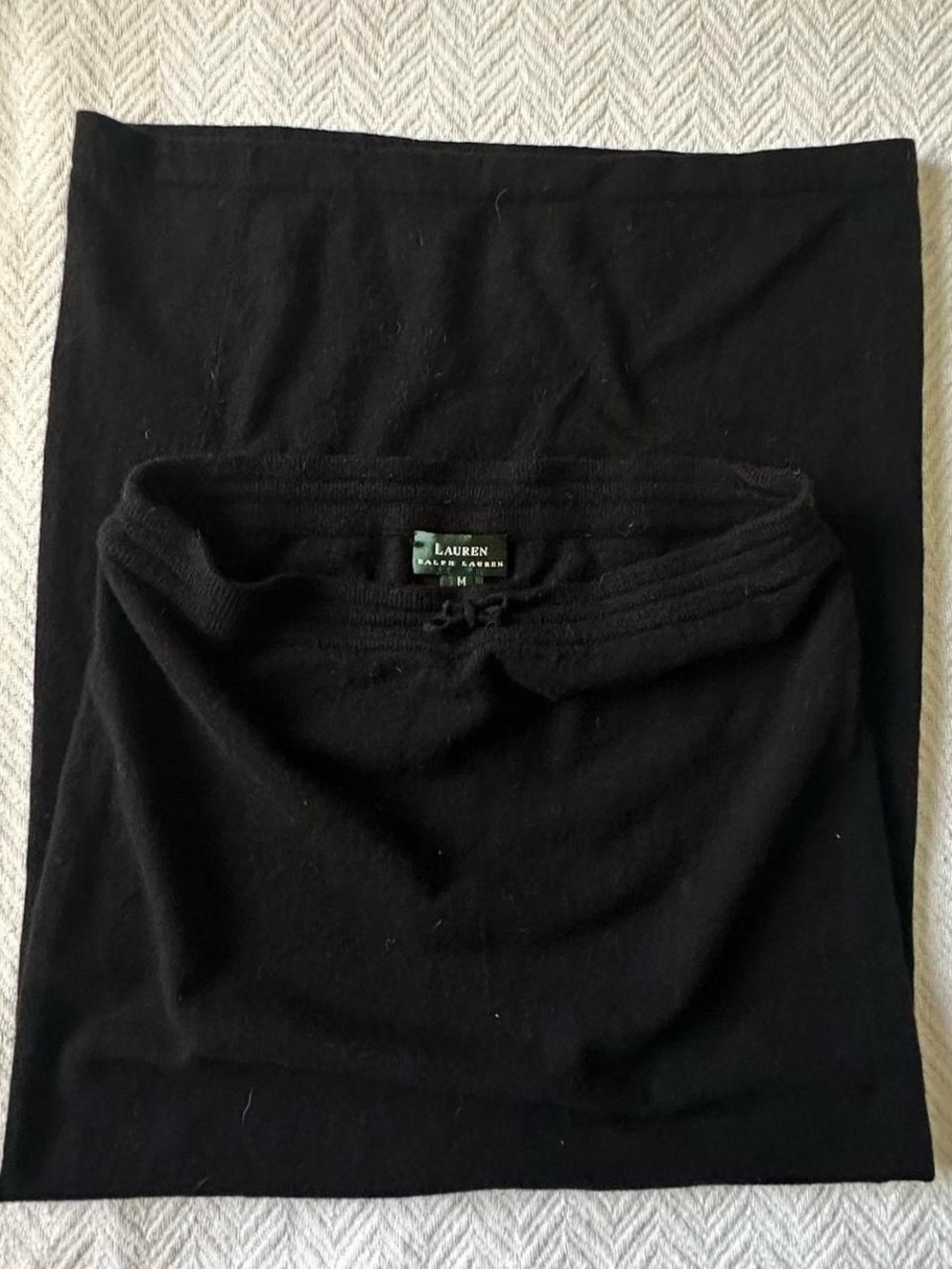 Ralph Lauren Black maxi Skirt Label Detail